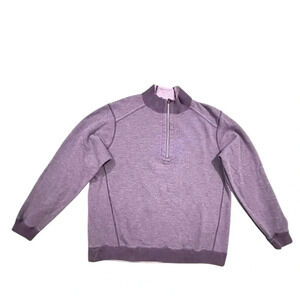 Tommy Bahama Flipshore Reversible‎ 1/2-Zip Pullover Grape